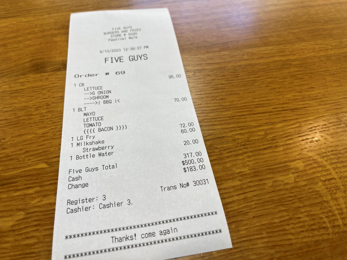 Five Guys 香港 -美國人氣漢堡店 | 現點現做 x 爆量薯條 | 香港美食推薦 | 香港漢堡美式餐廳推薦 - 第9張圖 Five Guys 香港 -美國人氣漢堡店 | 現點現做 x 爆量薯條 | 香港美食推薦 | 香港漢堡美式餐廳推薦