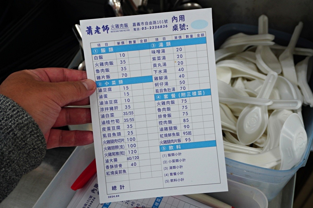 蕭老師火雞肉飯 – 嘉義後火車站在地人大推片肉火雞肉飯 | 還有40元招牌排骨 - 第8張圖 蕭老師火雞肉飯 – 嘉義後火車站在地人大推片肉火雞肉飯 | 還有40元招牌排骨