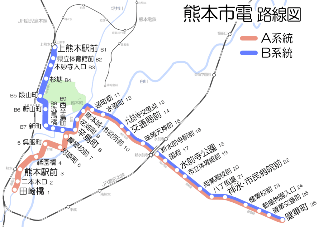 熊本市電 | 熊本路面電車 – 熊本一日遊最佳選擇 | 可使用台灣信用卡搭車