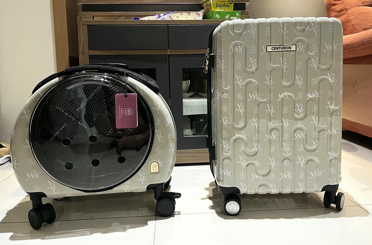 移動城堡寵物推車 仙杜瑞拉系列 7公斤內+20吋百夫長登機箱聯名款 中世紀古堡杏棕 - 第1張圖 移動城堡寵物推車 仙杜瑞拉系列 7公斤內+20吋百夫長登機箱聯名款 中世紀古堡杏棕