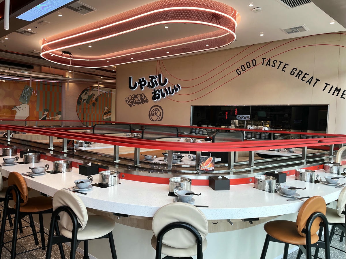 曼谷 Shabushi ONE BANGKOK | 二代店手機點餐智慧送餐迴轉火鍋Buffet | 曼谷餐廳推薦 - 第3張圖 曼谷 Shabushi ONE BANGKOK | 二代店手機點餐智慧送餐迴轉火鍋Buffet | 曼谷餐廳推薦