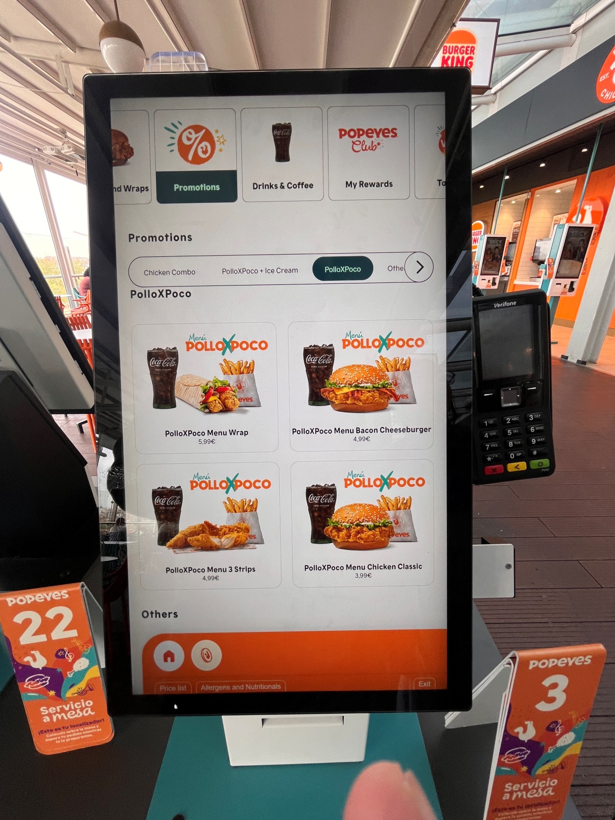 西班牙 Popeyes Louisiana Kitchen | 套餐最便宜竟然只要3.99歐? | 試看看歐洲的美式炸雞